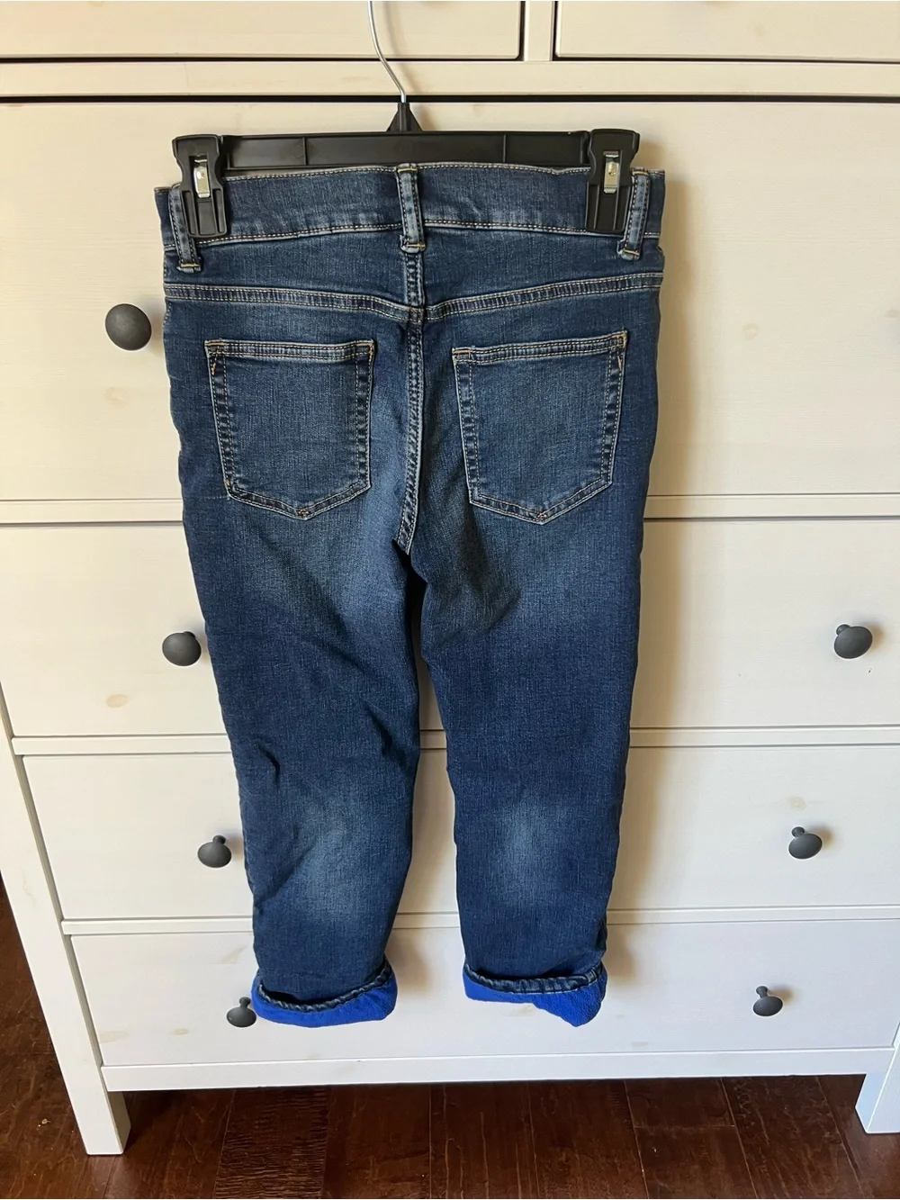 GAP Kids Dark Blue Denim Jeans with fleece lining